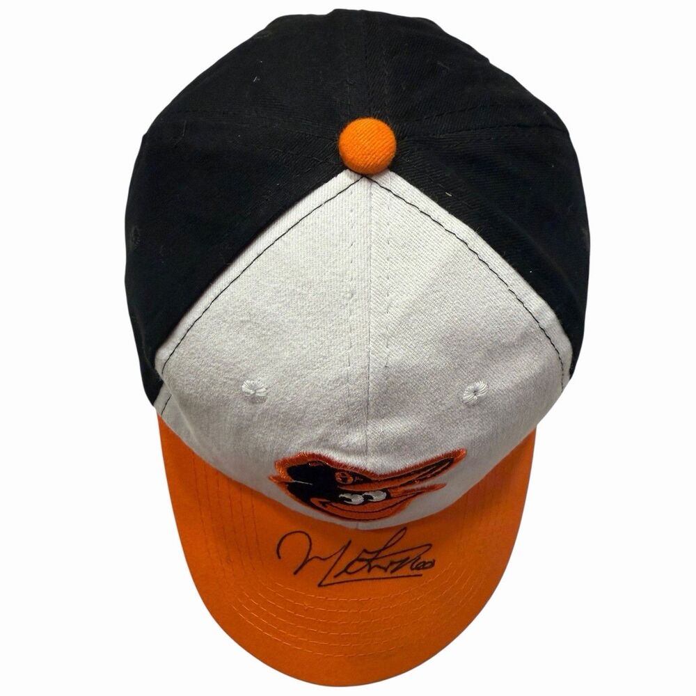 Baltimore Orioles Snapback Hat Cartoon Bird Logo Signed Mychal Givens Brim Cap - Picture 4 of 12